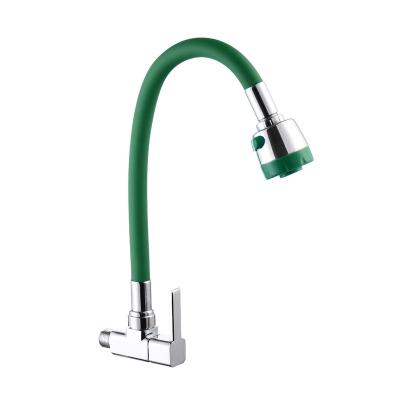 China Other Zinc Alloy Wall Flex Kitchen Faucet Hose Single Handle Sink Water Tap Wholesale for sale