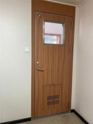 China Interior Garage Exterior Fireproof Metal Door 2100x950mm B15 Class for sale