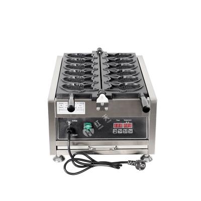 China Hotels Taiyaki Making Machine Fully Automatic Waffle Maker Machine Fish Cake Helado for sale