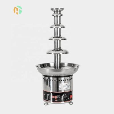 China Waterfall Outdoor Electric Melting Machine Making Chocolate Fountain With Hot Chocolate Fondue Pot for sale