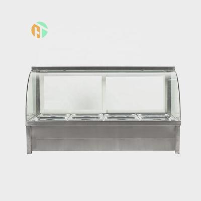 China Commercial Heater SS201 Display Stainless Steel Temperature Control Food Heater Display For Buffet for sale