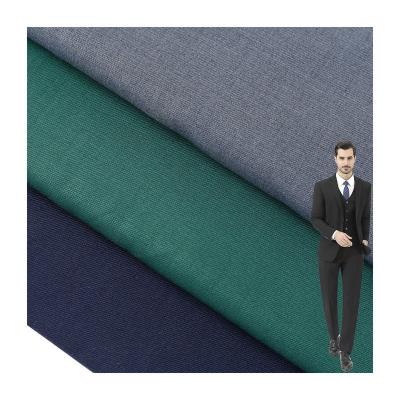 China Plain Anti-Static Shirt Viscose 15% Polyester 85% Polyester 85% TR Fabric Casual Garment Dyed Fabric Suit Fabric for sale