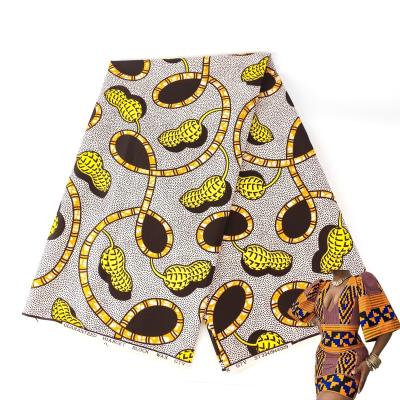 China Fashion Design Anti-static Holland Cotton Printed Fabric 100% African Cotton Wax Print Fabric for sale