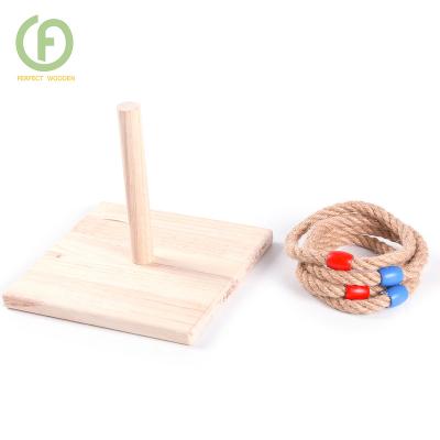 China Hook And Ring Toss Lawn Yard Throwing Party Family Rubber Outdoor Wooden Pin / Game Customized OEM ODM for sale