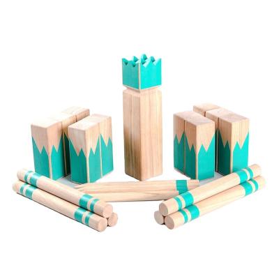 China Sport Toy Wooden Kubb Game Set for Backyard Play and Outdoor Yard Play for sale