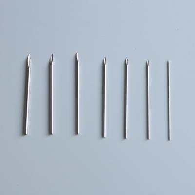 China Stainless Steel Catheter 13G Permanent Disposable Body Disinfection Medical Grade Piercing Needle for sale