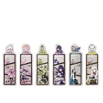 China Durable Anime Cartoon Peripheral Acrylic Plastic Bookmark, Customized Hard Acrylic Bookmark Material for sale