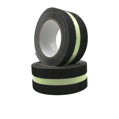 China High Quality Waterproof Safety Stair Grip Tape Green Anti Slip Tape Glow in Dark Tape Waterproof Full Glow in Dark Anti Slip Tape for sale