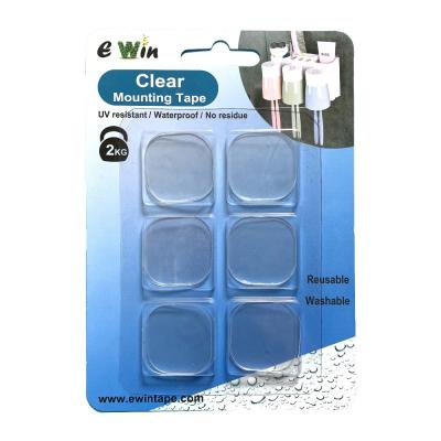 China Waterproof High Sticky Reusable Washable Removable Traceless Double Sided Super Clear Nano Tape zu verkaufen