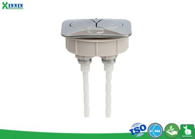 China Double Action Toilet Push Button Top Mounted , Customized Pushing Pin Height for sale