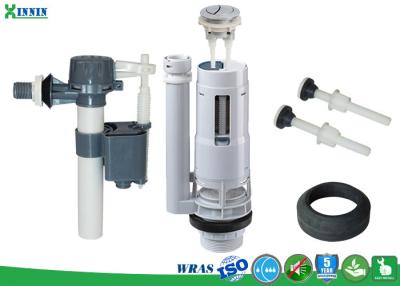 China WC Cistern Parts With Side Entry Fill Valve And Canister Dual Flush Valve for sale