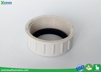 China 1.5 Inch Wc Spare Parts Flush Pipe Nut ABS Material High Glossy Surface for sale