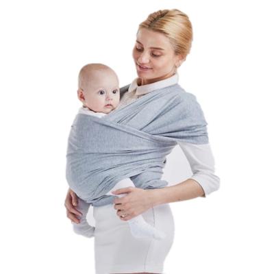 China Hot Sale Breathable Ergonomic Organic Cotton Amazon Baby Sling Wrap Carrier Stretch Band for sale