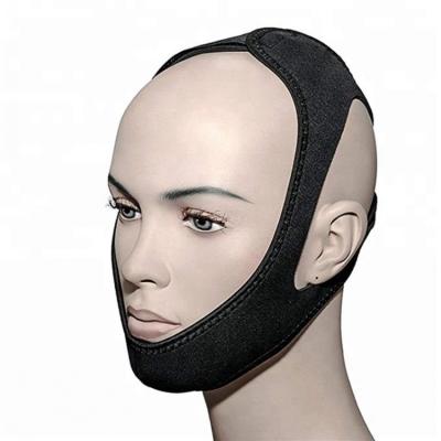 China Hot Selling Eco-friendly Stop Snoring Belt Chin Strap Device For Sleep Anti Snoring Anti Snore Apnea for sale