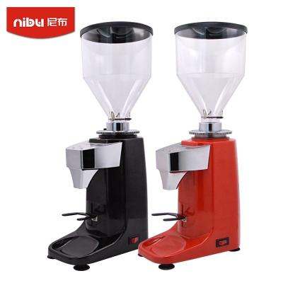 China Nibu Coffee Grinder Flat Burr Industrial Cafe Mill Electric Outdoor Professional Commercial Coffee Bean Grinder for sale