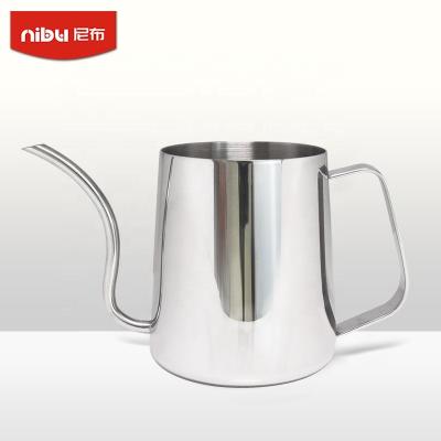 China NIBU Best Viable Price Portable Hand Mocha Camping Pour Over Stainless Steel Gooseneck Coffee Drip Kettle Coffee Pot Coffee Accessories for sale