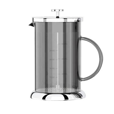 China Wholesale Viable NIBU Metal Filter Mesh For Tea Travel Coffee Pot Coffee Maker Stainless Glass French Press for sale