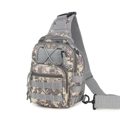 China Normcore/Outdoor Minimalist Men Customize Camouflage Bag Pack Messenger Bag Tactical Cross Chest Shoulder Sling Military Bag for sale