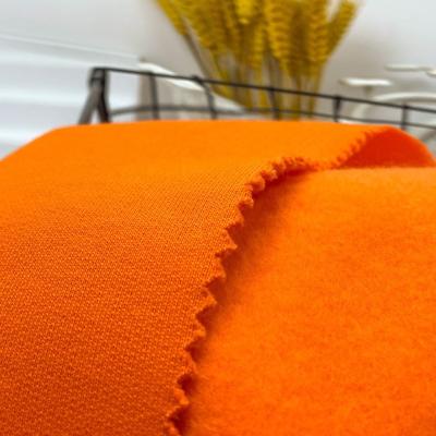 China 100% Cotton Fleece Fabric Plain Knitted Anti-Static 400Grams French Terry Hoodie Cloth Textile Raw Material for sale