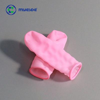 China Cleanroom Good Quality ESD Silicone Pink Business Industrial Powder Free Finger Cradles for sale