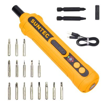 China SUNTEC Power Tools 4V Cordless Screwdriver Set 1500mAh for sale