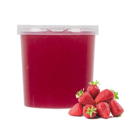 China Similar OEM/ODM/OBM/Training 2022 Amazon ready to ship 3kg strawberry juice ball boba jelly popping balls for drink for sale