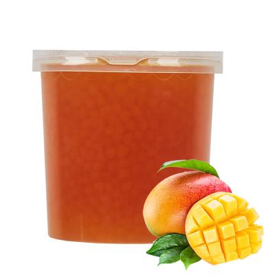 China OEM/ODM/OBM/Training hot sale toppings sweeten free popping boba mango wholesale pour bubble tea for sale