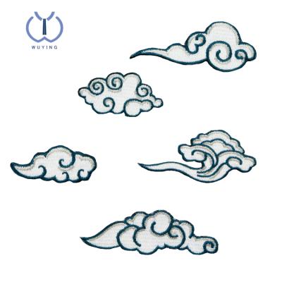 China Garment\jeans\DIY\bags\Overcoat Cloud Cloud Series Embroidery Patches For Clothing Backpack Decorative Applique Patches Badge for sale