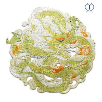 China Garment\Jeans\DIY\Bags\Overlay Chinese Dragon Series Embroidery Patches For Clothing Backpack Decorative Applique Patches Badge for sale