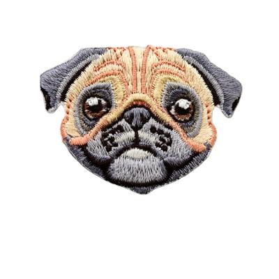 China Garment\Jeans\DIY\Bags\Lovely Series Overcoat Dog Iron-on Embroidery Patches For Clothing Luggage Decorative Applique Patches Badge for sale