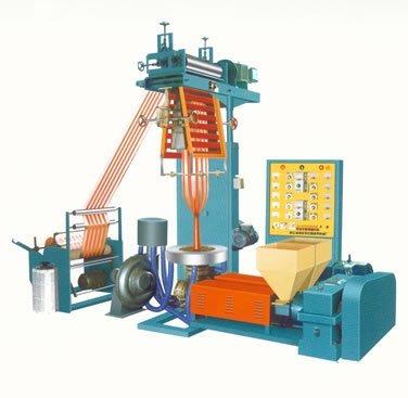 China Rotary Head Film Double-color Plastic Film Blowing Machine for sale