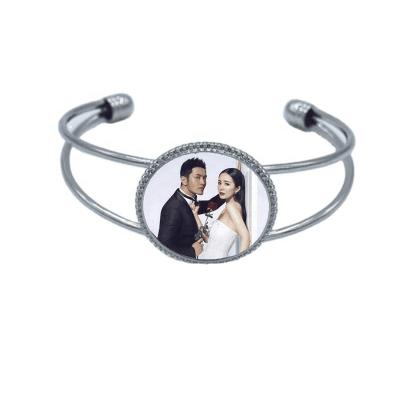 China Custom Jewelry SL-15 Accessories Sublimation Zinc Alloy Bracelet For Daily Use/Souvenir/Gifts for sale