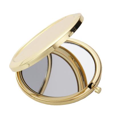 China Round Shape Metal Sublimation Blank Photo Printing Cosmetic Pocket Mirror/Makeup Mirror for Promotion/Gift for sale