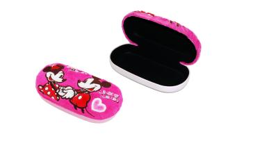 China Mickey Mouse Carton Kids Eyeglass Case Hard Iron Cute Eyeglass Case for sale