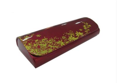 China Custom Pattern Printing Aluminum Eyeglass Case Waterproof Elegant Design for sale