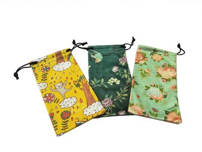 China Natural Digital Pringting Glasses Pouch Case 100% Polyester Eco-friendly for sale