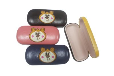 China PU Embroidery Kids Hard Shell Eyeglass Cases Children Cartoon Cases for sale