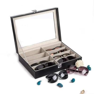 China Transparent Skylight Multi Glasses Display Box Sunglasses Storage Case for sale