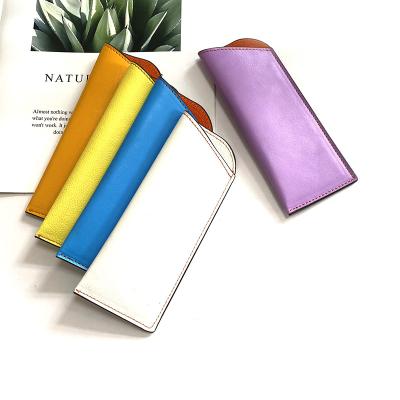 China Wholesale Custom Color PU leather Eyeglasses Pouch Bag for Sunglasses for sale