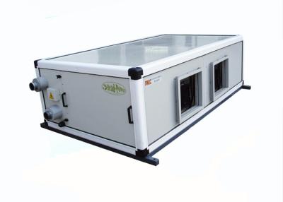 China Custom Horizontal Air Handling Unit , Volume 6000 m3 / h Ceiling Mounted AHU for sale