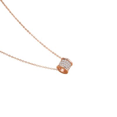 China CLASSIC High Quality Size S925 Small Diamond Necklace Clavicle Chain Jewelry Sterling Silver Female Christmas Gift for sale