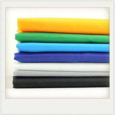 China Waterproof 190T Recycle TAFFETA Fabric 100% RPET Taffeta Fabric For Shopping Bag for sale