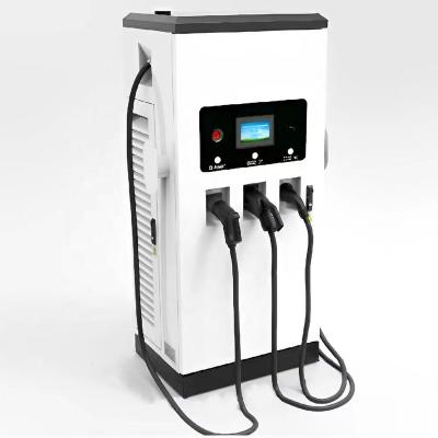 China EV Charger DC ccs1/2 chademo 3 gun charging station fast charging station JWV10+ for sale