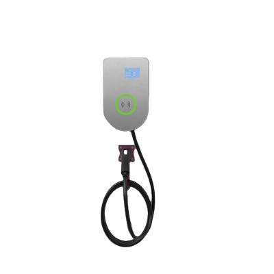 China AC TYPE 1 9.6KW 40A OCPP1.6 Tier 2 Wall Mounted EV Charging Station With LCD/APP/5M Cable A+ for sale