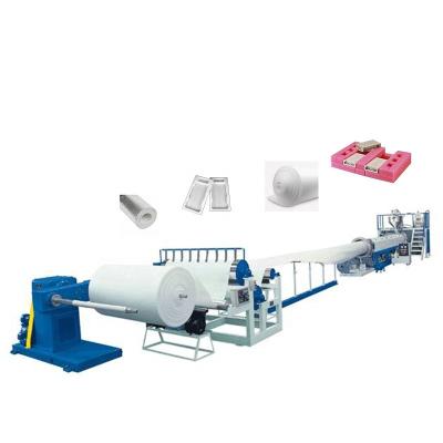 China Custom Single Sheet Screw Pe PP Epe Foam Sheet Foam Polyethylene Profile Extrusion Line for sale