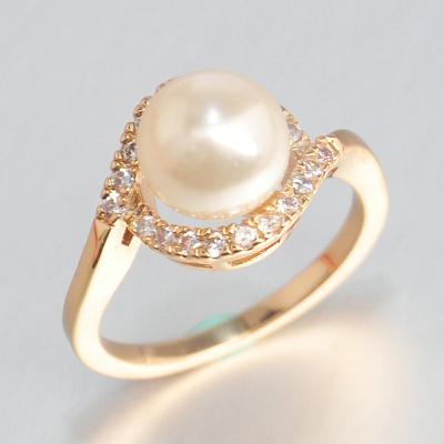 China OB CLASSICS Fashion Women's Finger Jewelry Ready To Ship Plastic Imitation Pearl Jewelry Rings For Women for sale