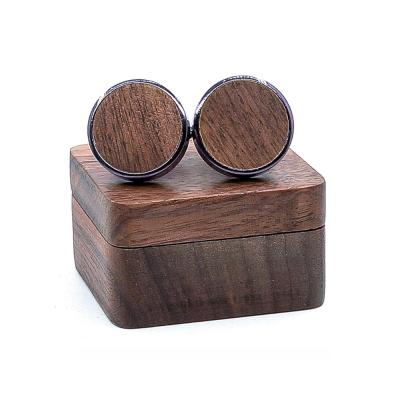 China Fast Delivery/In OB Wooden Cufflinks French Shirt Sleeve Jewelry-Cheap Stocks Metal Studs Cufflinks Magnet Mens Wooden Cufflinks Boxes Supply For Amazon for sale