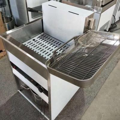 China Commercial Equipment Commercial Vertical Gas Kitchen Fryer Temperature Controlled Machine For Sale for sale