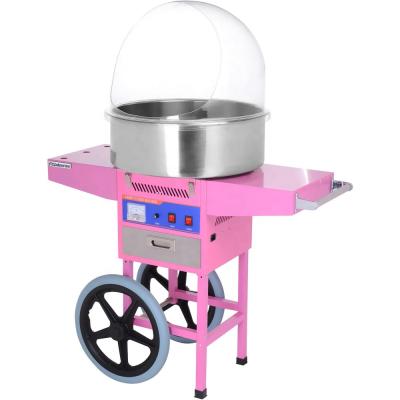 China Round Hot Electric Candy Floss Machine Cheap Automatic Cotton Candy Floss Machine for sale