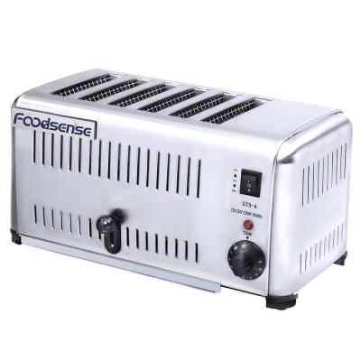 China 2021 Outdoor High Quality 6 Slice Electric Toaster, Commerical Bread Slicer Toaster Machine Price for sale